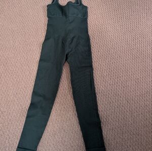 Womens Deep Teal Scoop Neck Jumpsuit